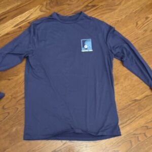 Vineyard Vines Navy Long Sleeve LAX Tee